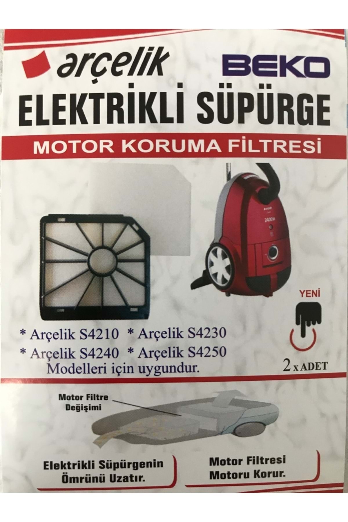 4240%20Elektrik%20Süpürgesi%20Motor%20Koruma%20Filitresi%202%20Li%20Orjinal