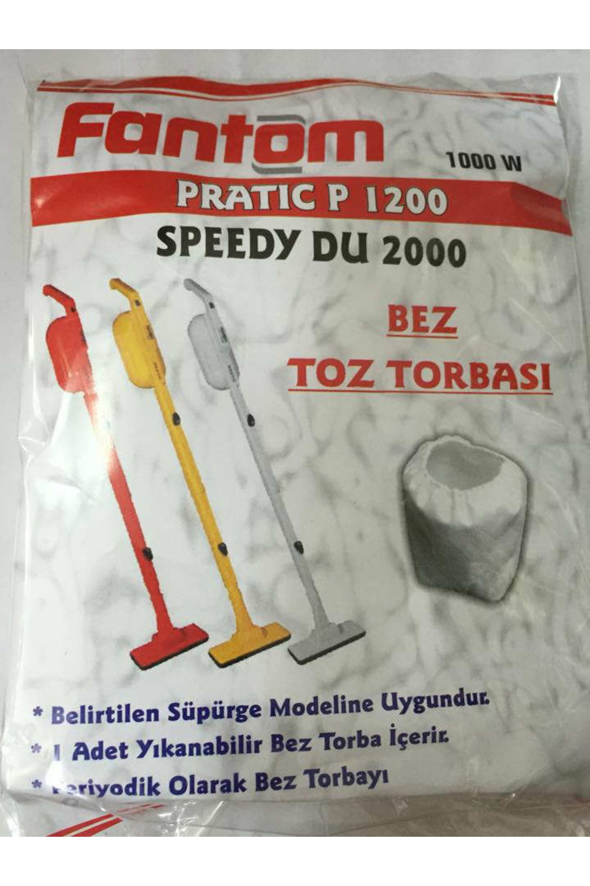 Fantom%20P1200%20Pratik%20Süpürge%20Uyumlu%20Bez%20Toz%20Torbası%20(4%20Adet)